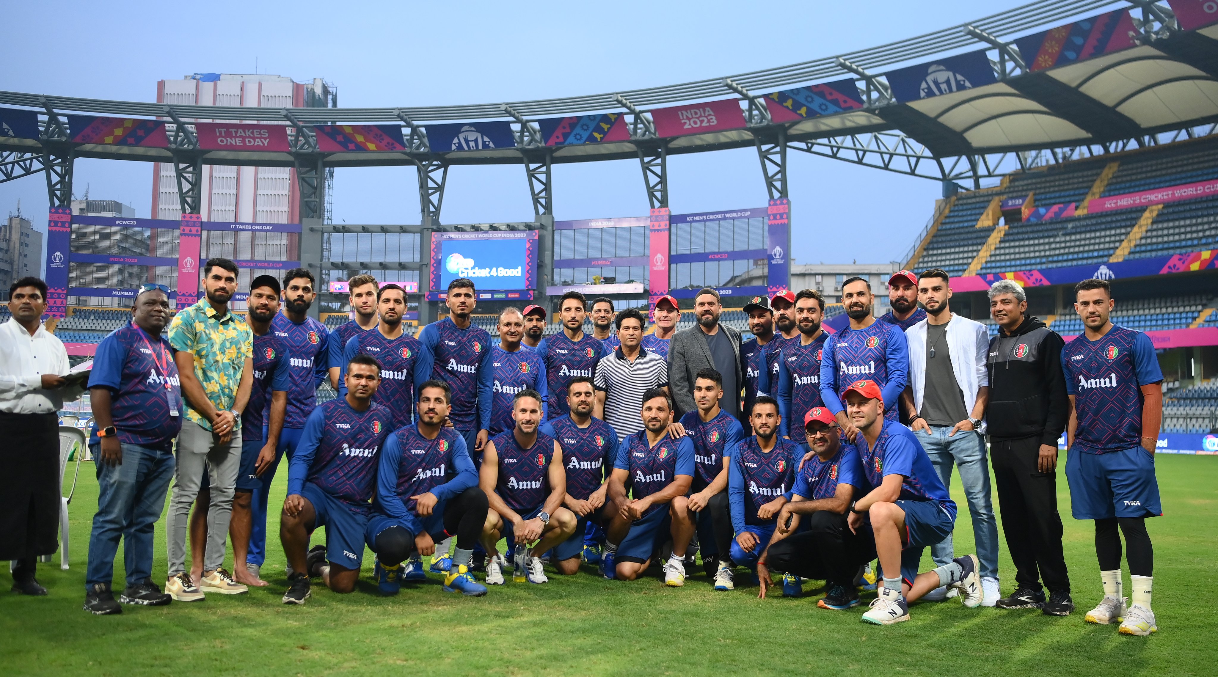 aus vs afg sachin gives afghanistan guru mantra of victory watch video