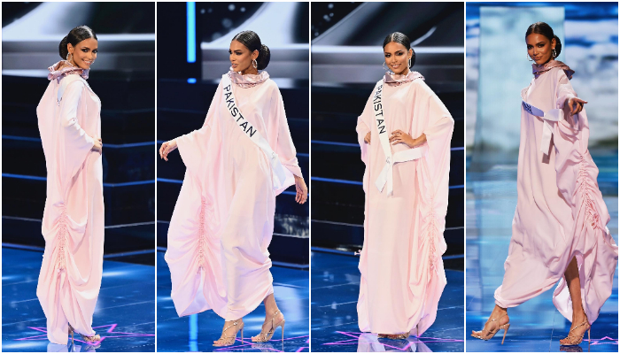miss universe pakistan dons a burkini at miss universe 2023 prelims