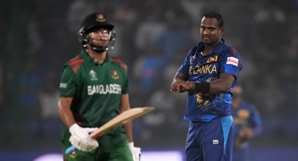 world cup 2023 attacking bangladesh and shakib al hasan sri lankas angelo mathews said