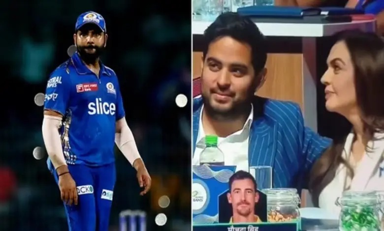 akash ambani response rohit sharma chant ipl auction