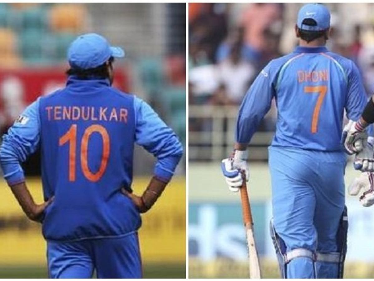 Bcci Big Decision After Sachin Tendulkar Ms Dhoni Jersey No 7 Retired Satya Day