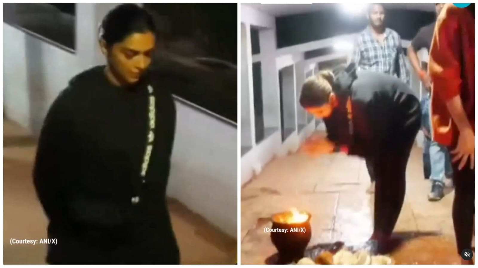 Deepika Padukone Blessings Tirupati Temple Fighter Release Sister Anisha Satya Day