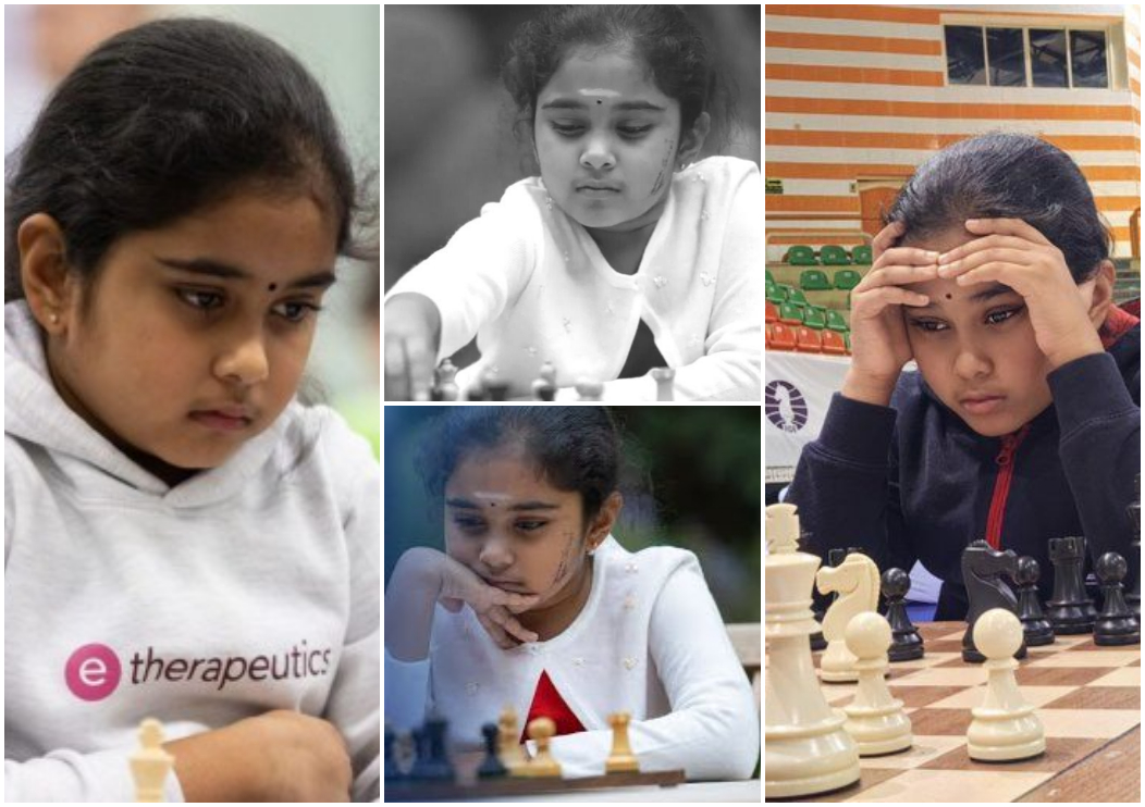 eight year old british indian named best female chess player in europe