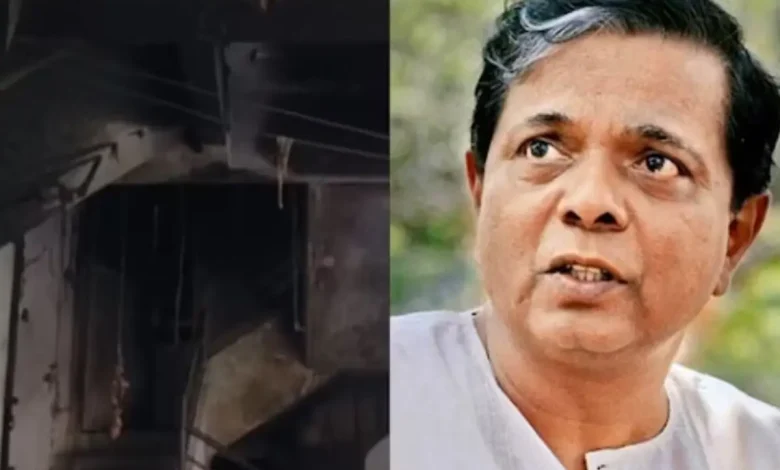 Fire At Actor Apartment Satya Day