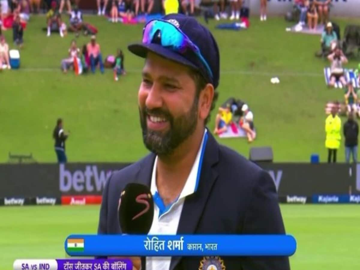ind vs sa boxing day test rohit sharma himself revealed why he started laughing after losing the toss
