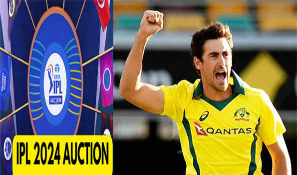 mitchell Starc breaks IPL history record for second time in two hours beats Pat Cummins to become most expensive player
