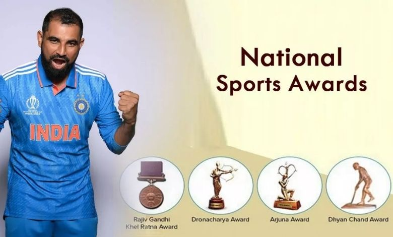 national sports awards announced arjuna award to 26 including shami