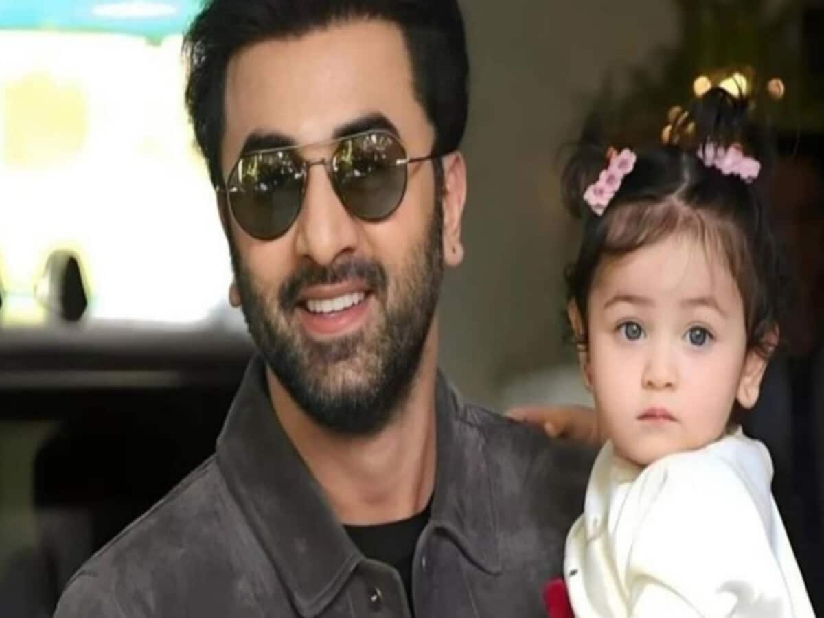 ranbir kapoor and alia bhatt daughter raha wore fan gifted hair clip in first appearance