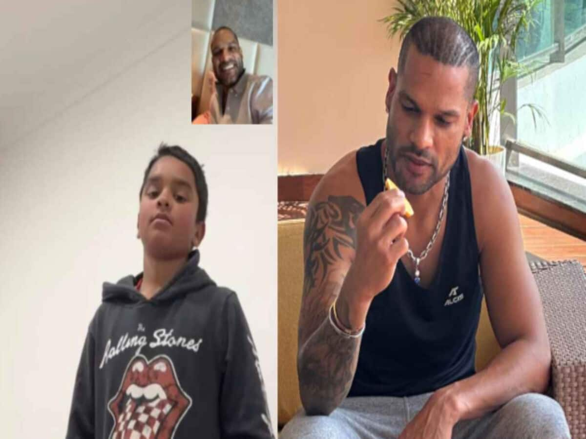 shikhar dhawan missing his son zoravar on his birthday says it has been a year since i saw you in person