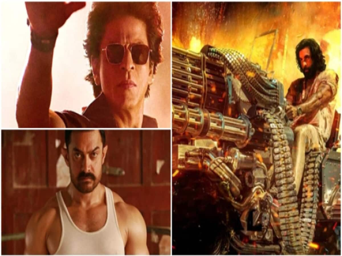 Top 5 Biggest Second Week In Hindi Domestically Baahubali 2 Gadar 2 Animal Jawan Dangal Shah Rukh Khan Ranbir Kapoor Sunny Deol Aamir Khan Prabhas Satya Day