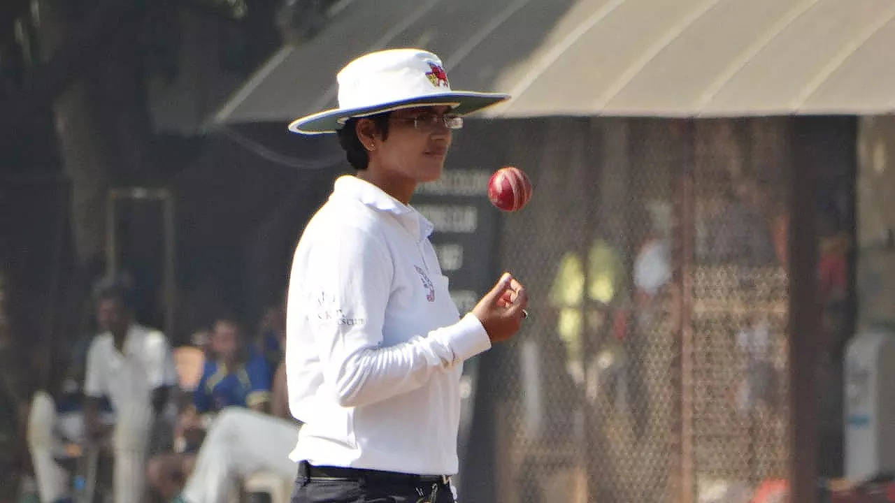 Vrinda Rathi Makes History As First Indian Woman Test Umpire Satya Day