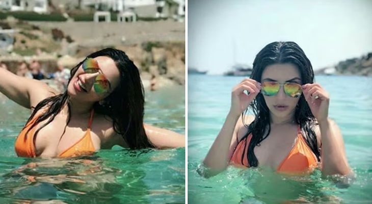 Shama Sikandar Set The Sea Water On Fire Satya Day