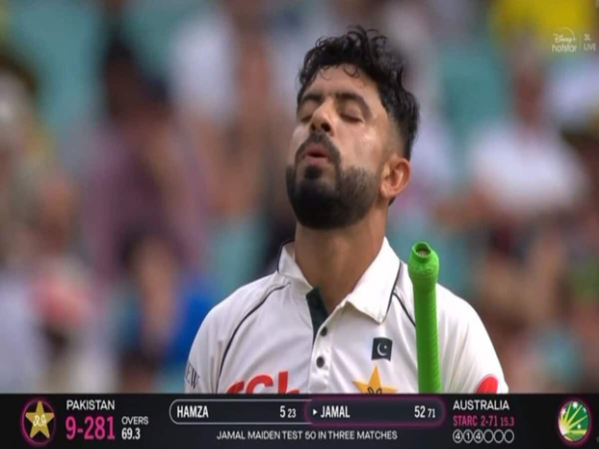 Australia Vs Pakistan Sydney Cricket Ground Aamer Jamal Half Century At No9 Batting Position Satya Day