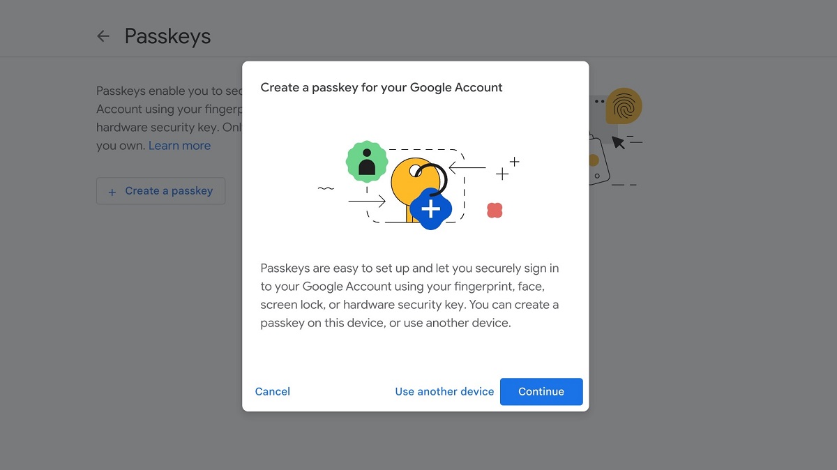 Google Passkey