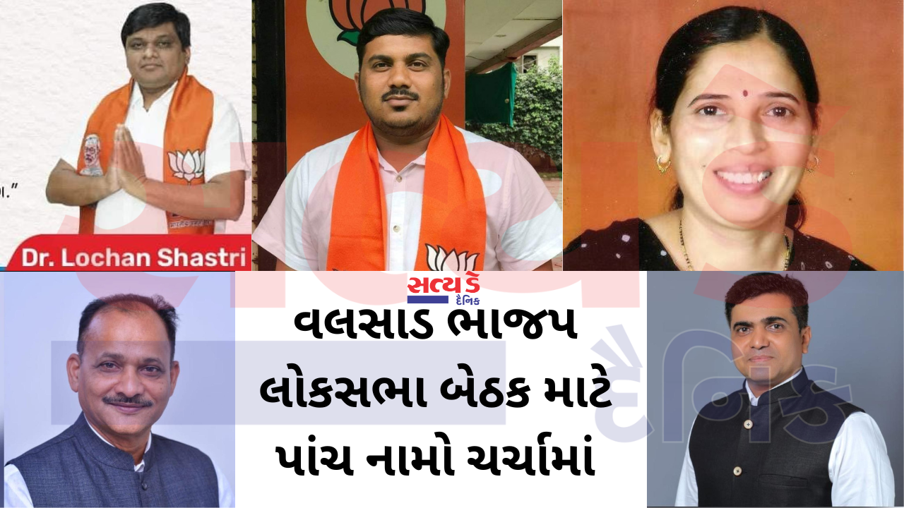 Valsad Five Names In Discussion For Valsad Bjp Lok Sabha Seat Satya Day