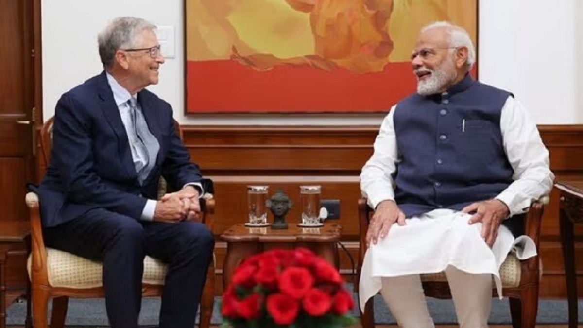 pm modi bill gates