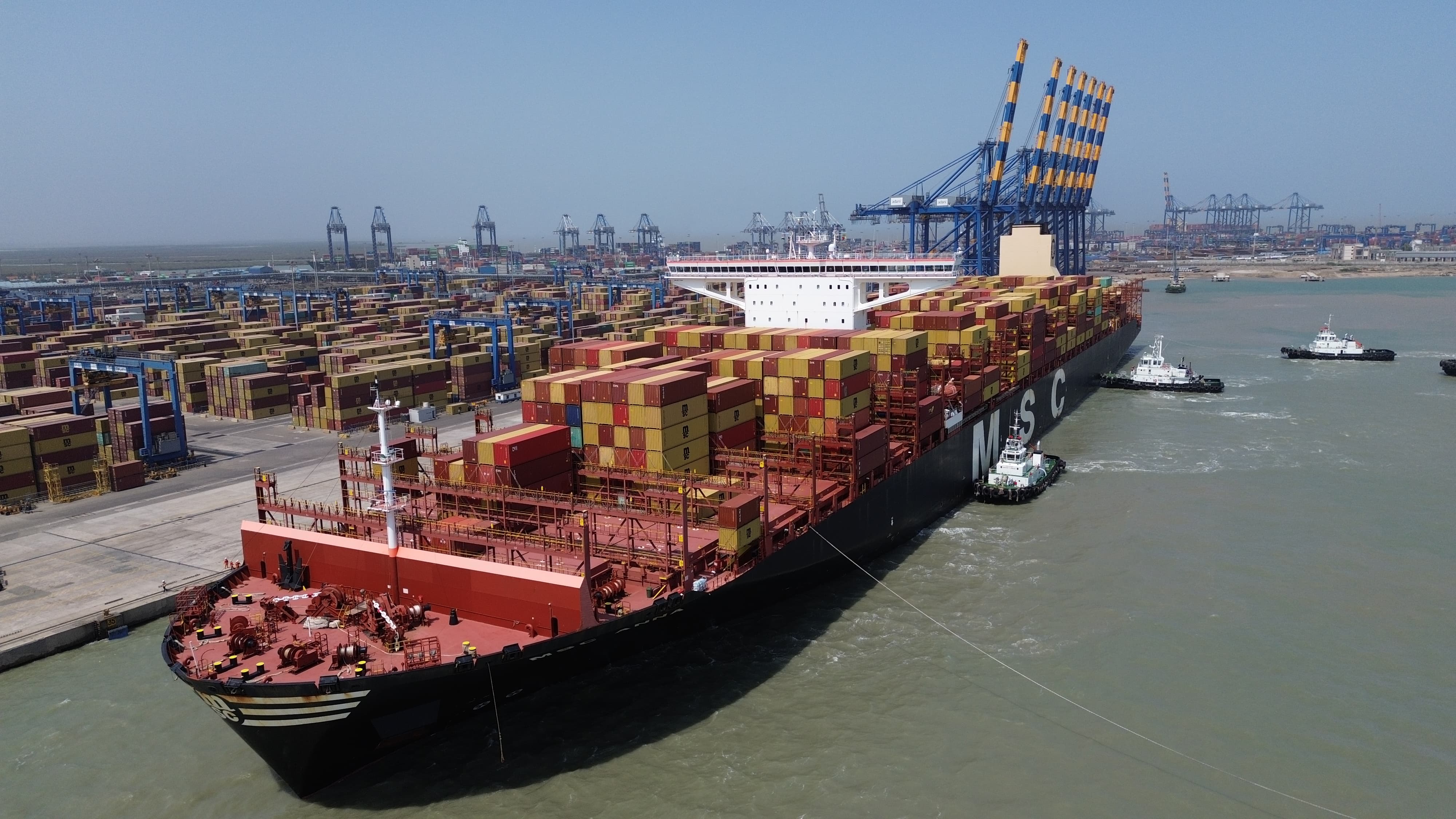 Msc Anna At Adani Port Mundra Satya Day