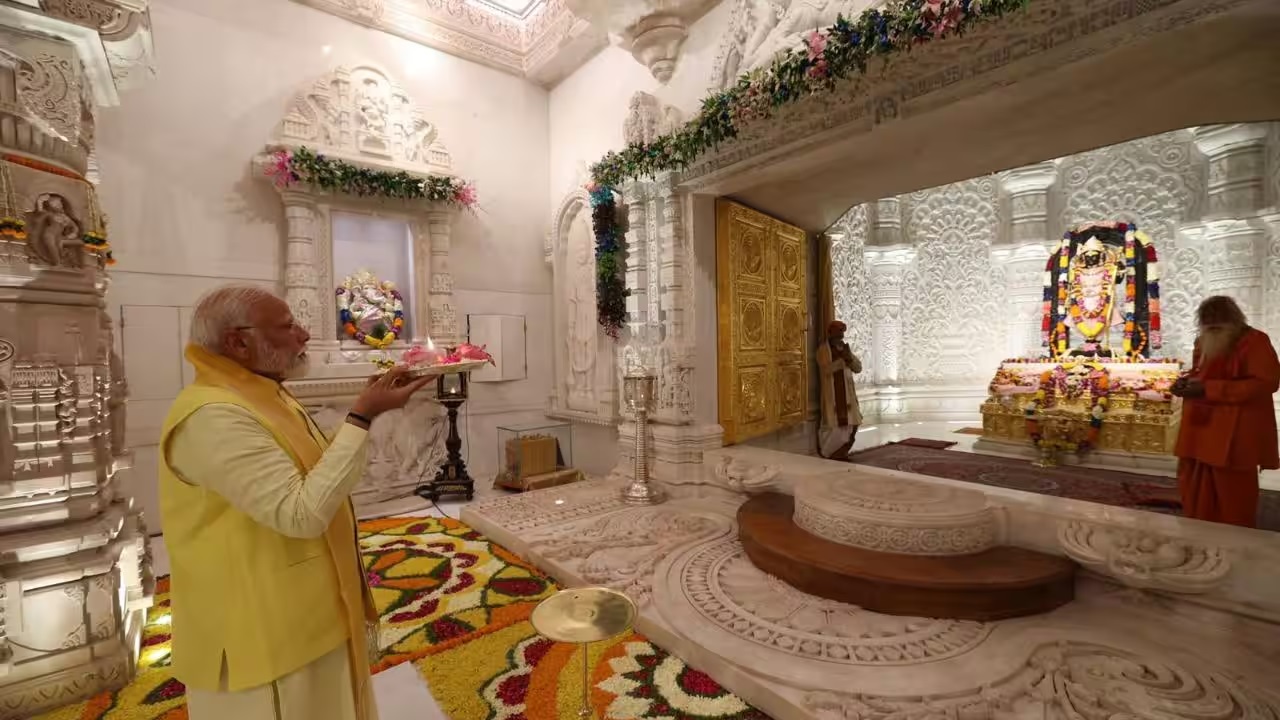 PM MODI VISIT RAM MANDIR