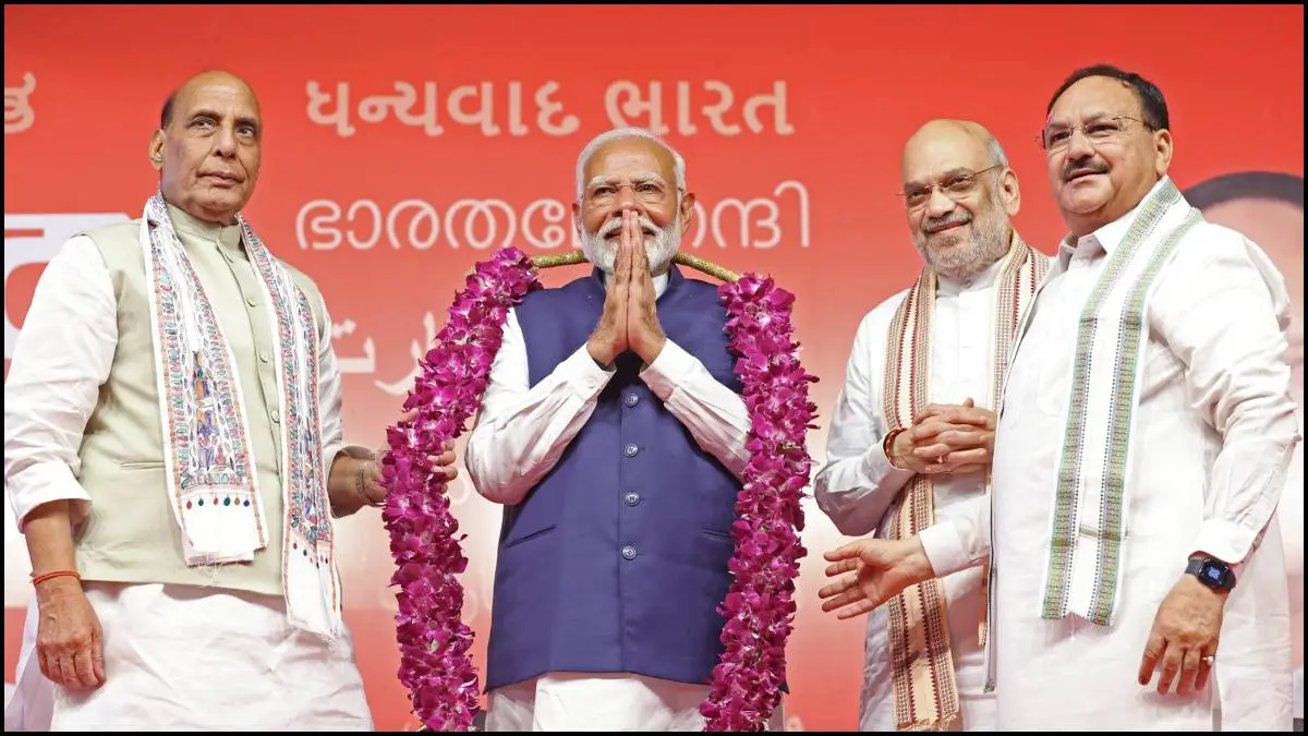 Rajnath Singh Narendra Modi Amit Shah And JP Nadda