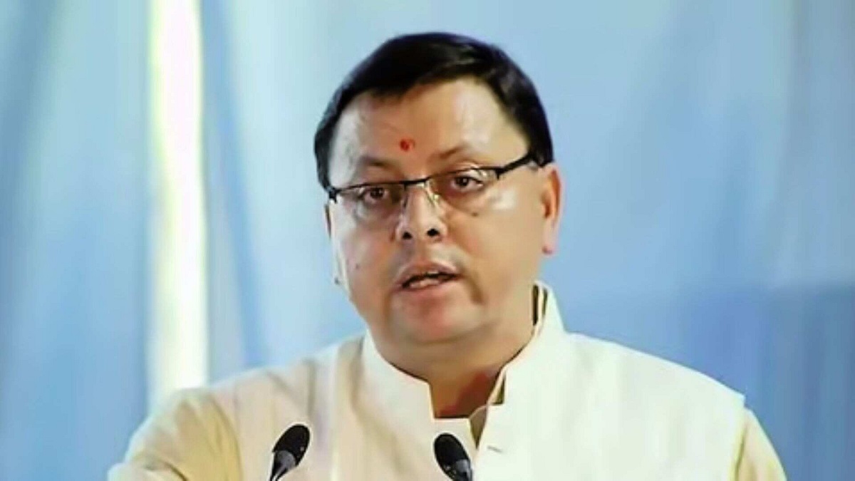 cm dhami KEDARNATH