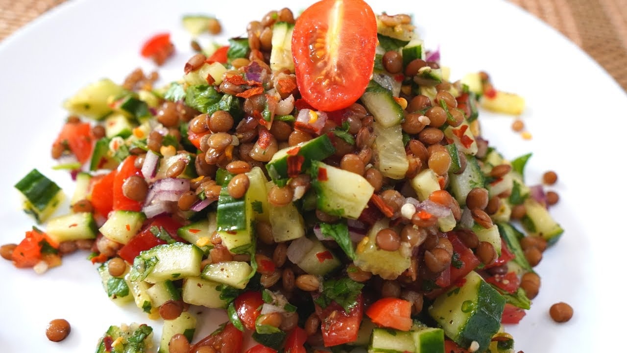 masoor daal salad