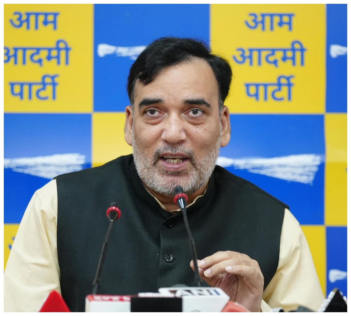 GOPAL RAI AAP's first reaction