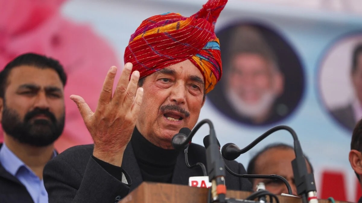 GULAM NABI AZAD Jammu Kashmir election