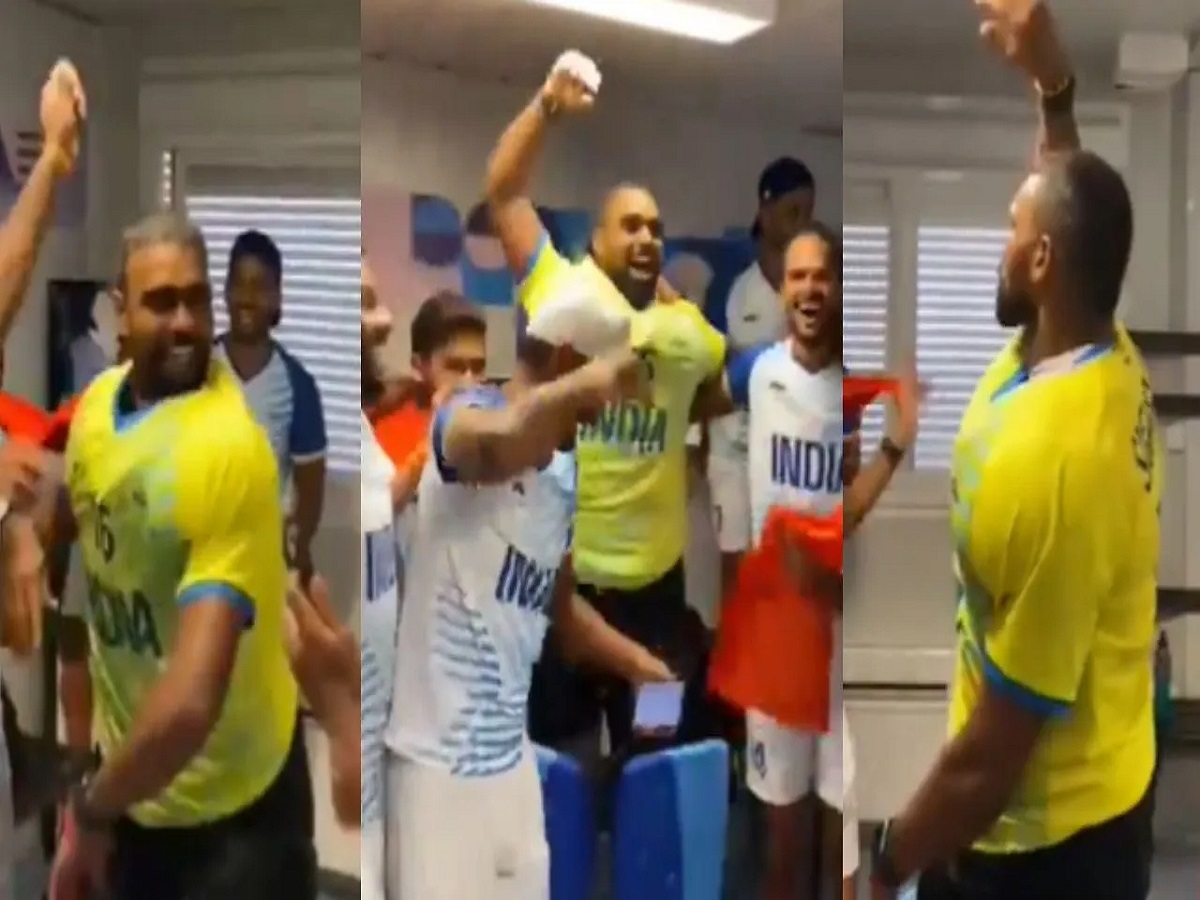 Indian Hockey Team players dance