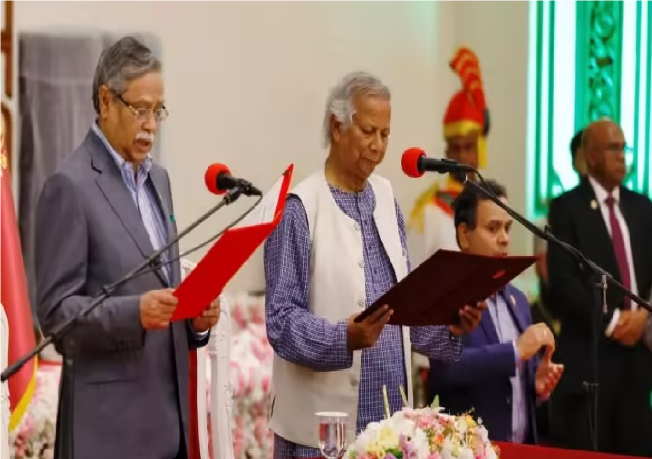 Mohammad Yunus took oath