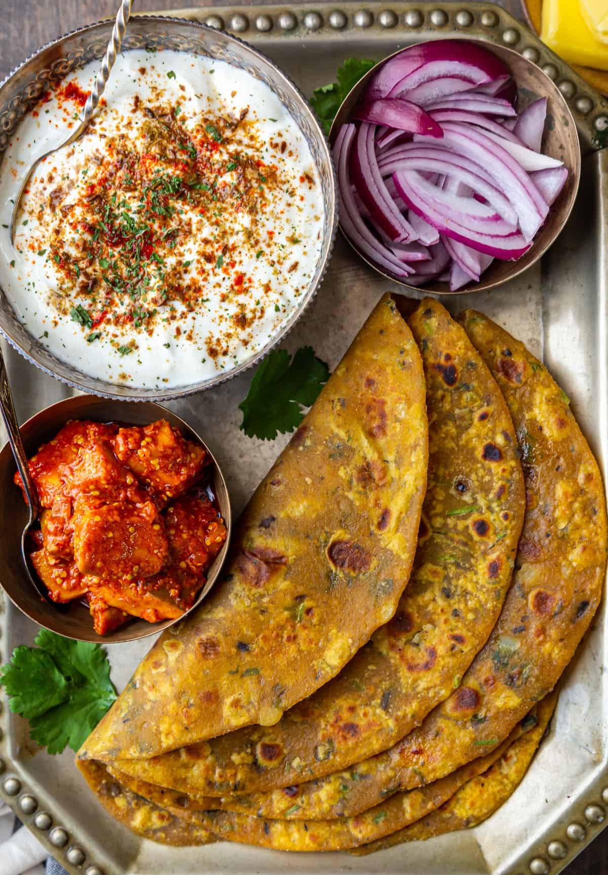 Spicy Dal Paratha