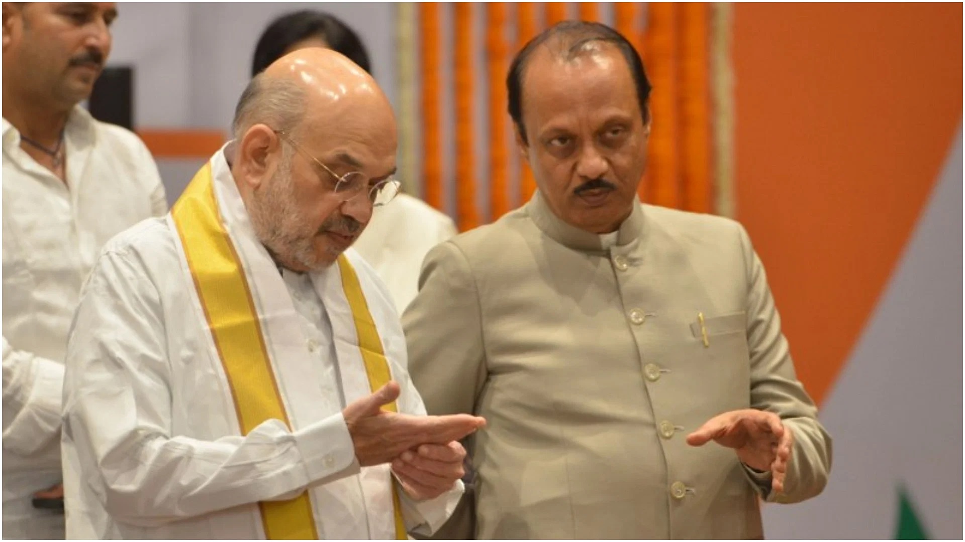 Ajit pawar Amit shah