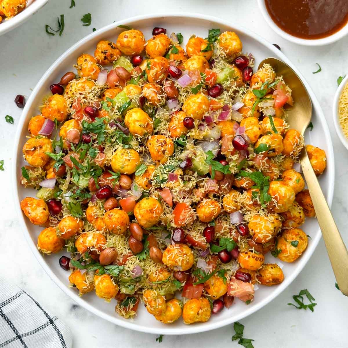 makhana and peanut chaat.12
