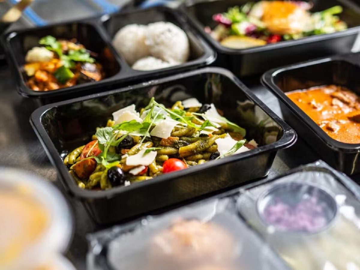 Plastic Black Box Food Packaging