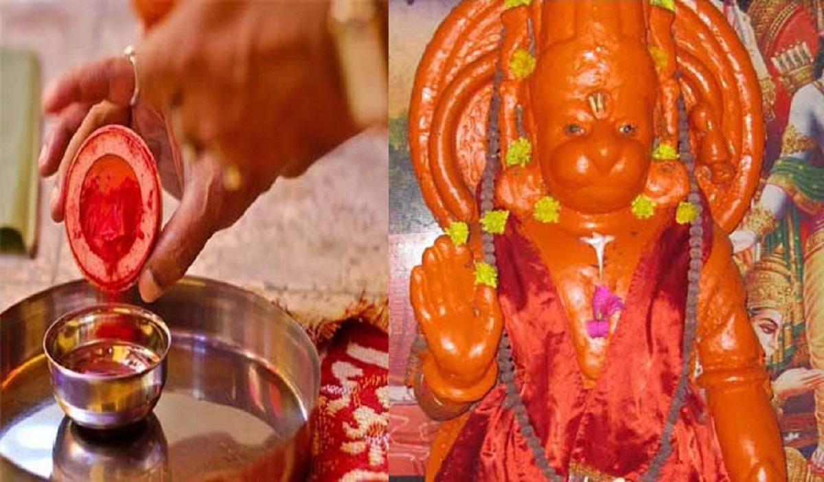 Sindoor offer hanumanji