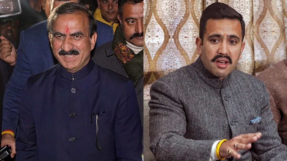 vikramaditya sinh cm sukhu himachal