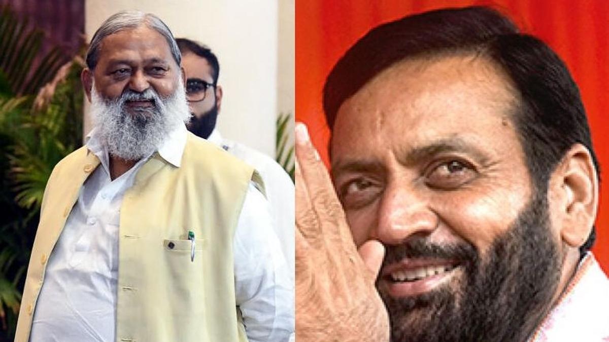 cm saini anil vij - Haryana Politics