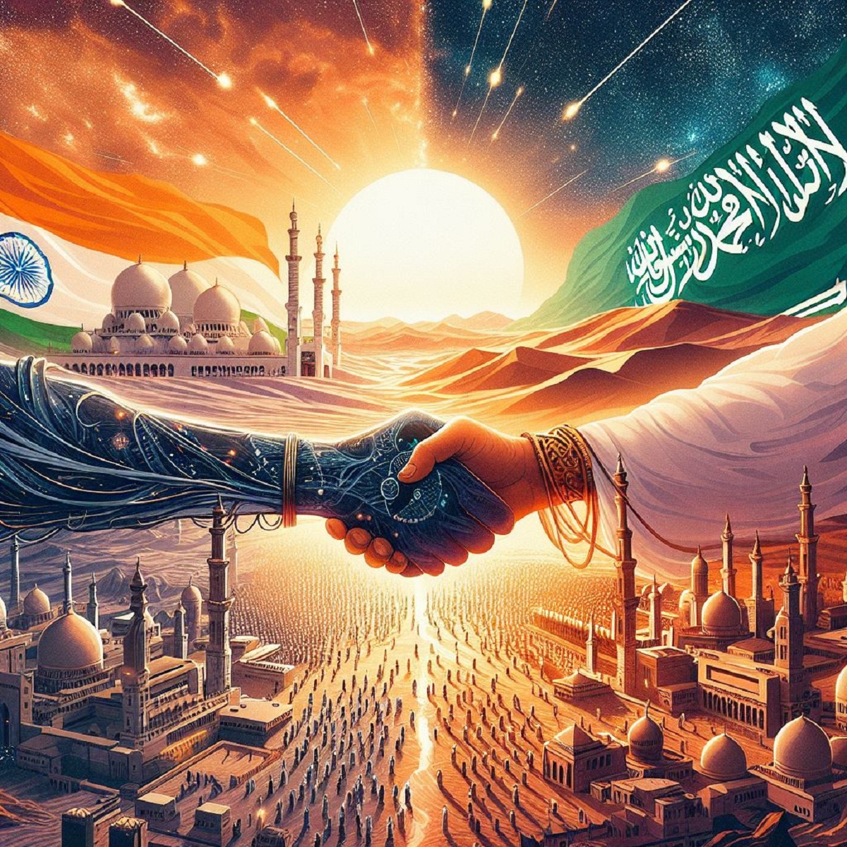 india saudi abraia