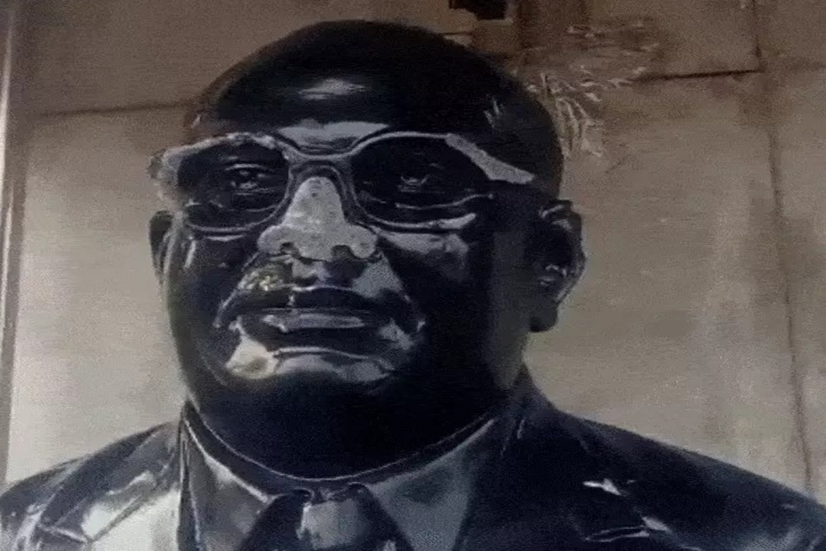 Ambedkar Statue Vandalised