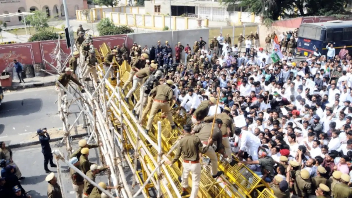 Youth Congress Protest