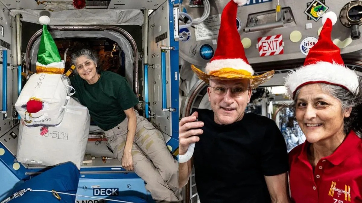 christmas in space