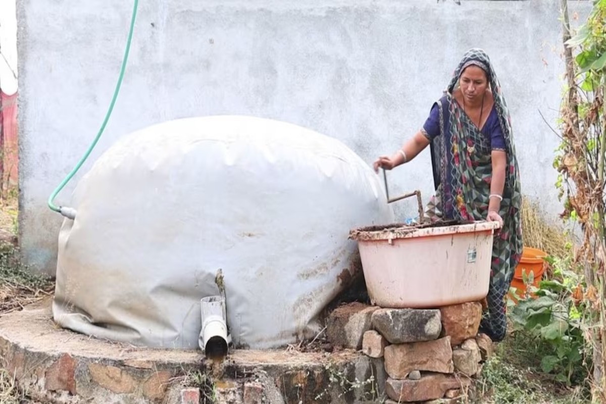 Gobardhan scheme biogas plant