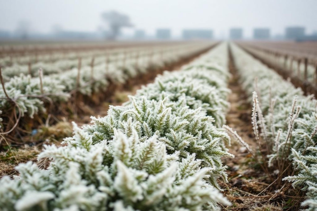Frost damage prevention in farming