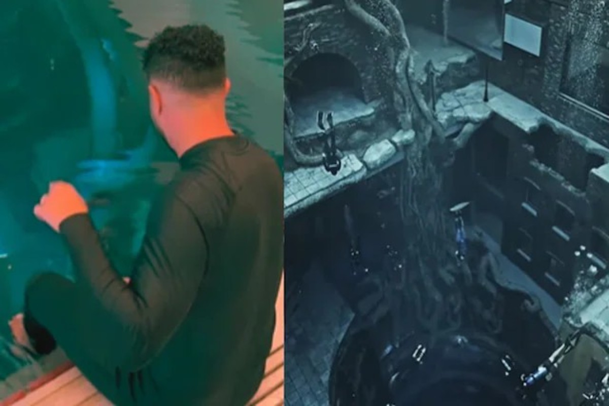 Man discovers another world underwater