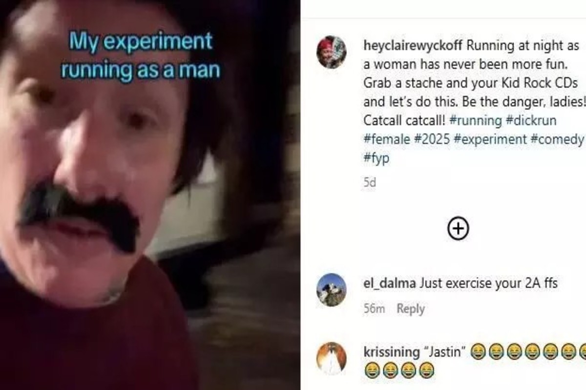 Woman's viral jogging hack