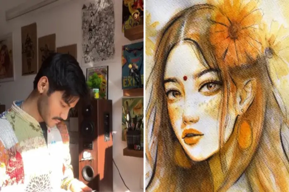Stunning Portrait From Spices