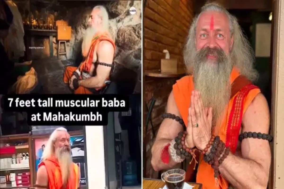 Muscular Baba In Mahakumbh