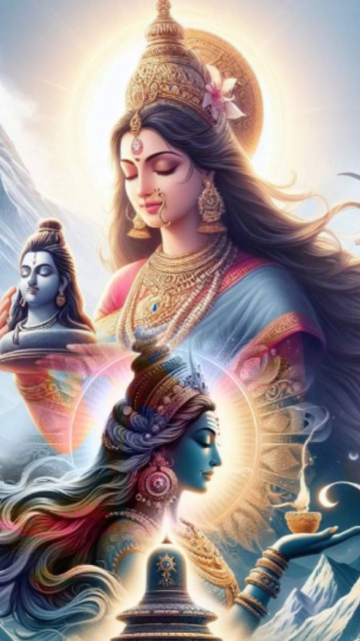 Parvati And Ganga
