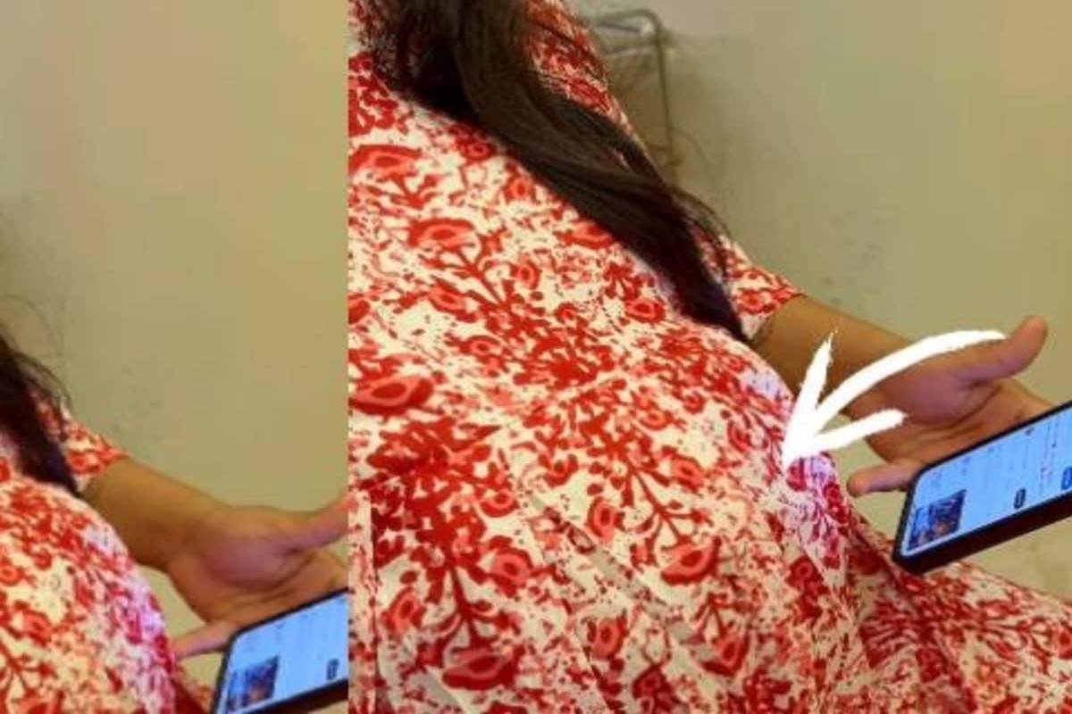 Pregnant Woman Plays Hanuman Chalisa