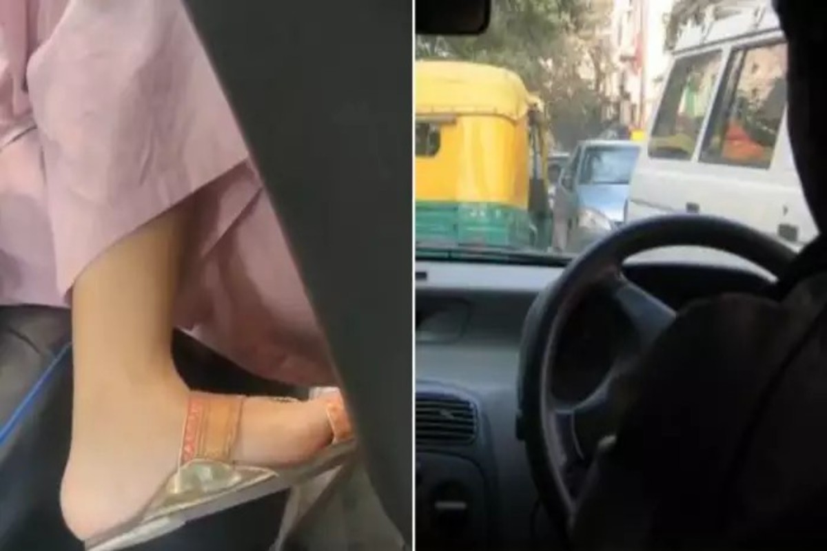 Cab Driver And Woman Viral Video
