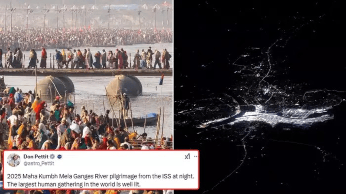 Mahakumbh 2025 Ki Space Wali Viral Photo